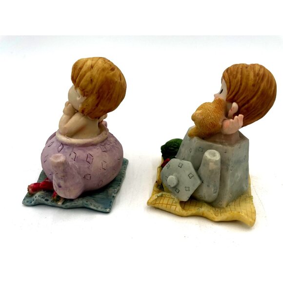 Baby Figurines In Teapots Teapot Blankies Teddy Bears - Picture 2 of 5